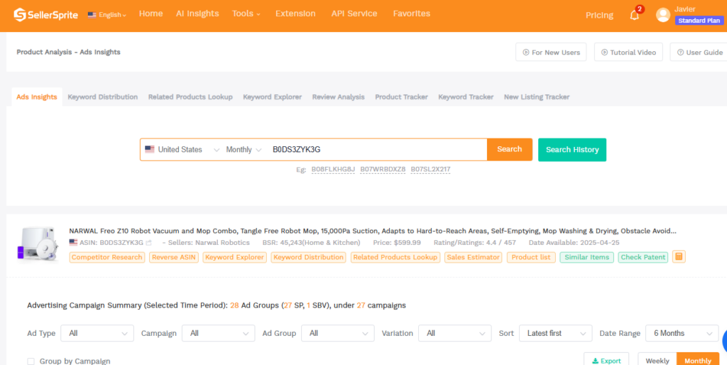 ads insights con seller sprite 1
