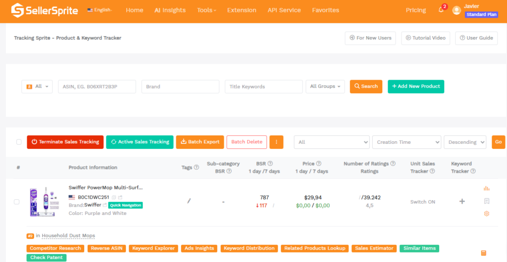 profit calculator y product tracking seller sprite